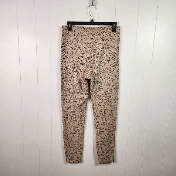 Abercrombie and Fitch Leopard Animal Print High Rise Leggings Yoga Tight Medium - Picture 4 of 6